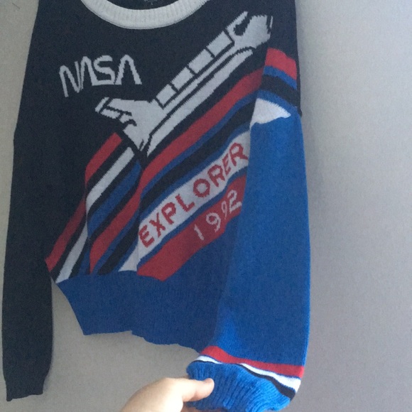 Well Worn L vintage inspired NASA knit sweater - Picture 4 of 10